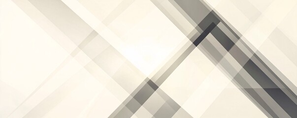 Wall Mural - Neutral colored abstract background with geometric shapes overlapping