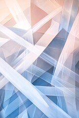 Aufkleber - Pastel-colored intersecting lines create a dynamic and layered abstract background