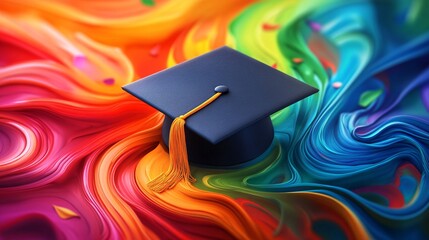 Poster - Embracing the elegance of scholarly success with a hint of creative style