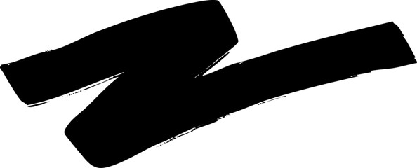 Aufkleber - Brush stroke line vector
