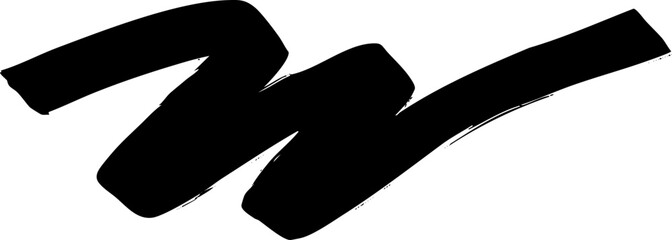 Aufkleber - Brush stroke line vector