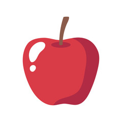 Wall Mural - Red apple illustration