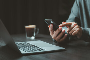 Poster - Digital Productivity - Emphasizing multitasking and technology-driven workflows. Modern Workstyle - Representing a professional and flexible approach to working in the digital age.