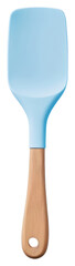 Wall Mural - PNG Blue spatula with wooden handle