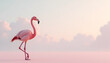 © huaomanz - Flamingo in Pastel Sky