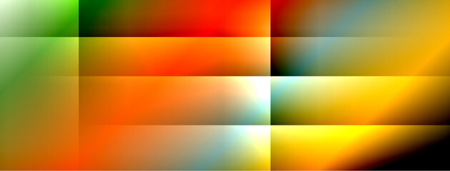 Aufkleber - Colorful gradient with lines made of shadow and light. Creative background