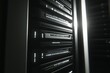 © mohdfaizal - Modern Data Center Server Rack with LED Indicators and Hardware