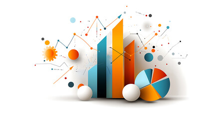 Poster - Data visualization trends business analytics infographic design digital space creative perspective insights for growth