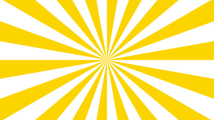 Poster - Sunburst sunshine wavy stripes yellow color background design. floral patterns with stippling texture. Twisted swirl & Spiral radial striped backdrop design. Sunray yellow Twist style