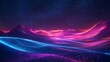 © NCSF - Abstract background with neon glowing light lines