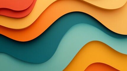 Poster - High-resolution close-up of an abstract background with bold, contrasting colors and dynamic shapes, creating a striking and visually engaging composition.