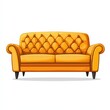 © Kosvintseva - Design of sofa couch divan settee icon logo illustration isolated on white background