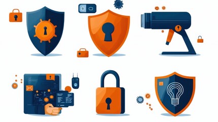 Aufkleber - Enhancing digital security understanding six key encryption elements in technology environments