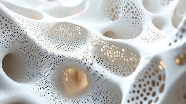 Abstract 3D Porous Organic Structure