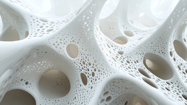 Abstract 3D Porous Organic Structure