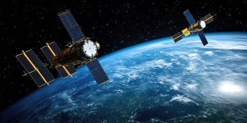 Poster - Image of the Earth from space, taken by a satellite