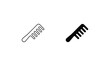 © Falcone - Comb icons set line and glyph vector icon