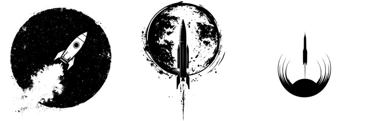 Wall Mural - rocket designs representing exploration and innovation, showcasing various shapes and styles for spa