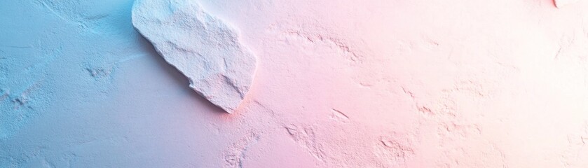 Poster - a minimalist concrete background displays soft hues blending seamlessly, creating a tranquil atmosph