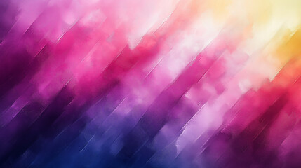 Wall Mural - Colorful abstract pattern with gradients showcasing pink, purple, and yellow hues in artistic blend. Generative AI