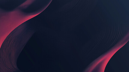 Wall Mural - Abstract wave design in shades of red and black creating a modern visual experience for digital backgrounds. Generative AI