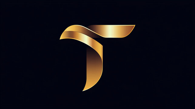Set of alphabet symbols of letter T, such a logo. Vector version also available in gallery