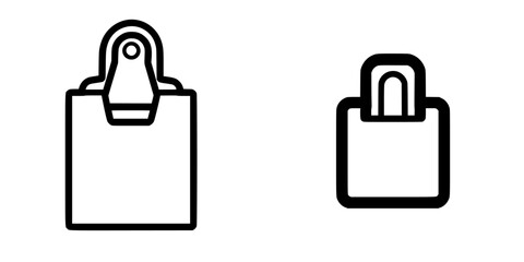Poster - different designs of padlocks showcasing security mechanisms in a simple and clear illustration