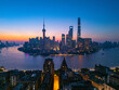 © Shengyi Lu - Aerial view of shanghai skyline at dawn