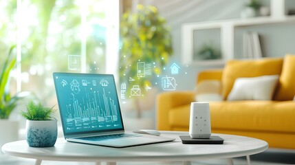 Poster - IT-connected home office setup with multi-device integration 
