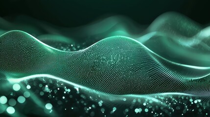 Digital Binary Code Flow