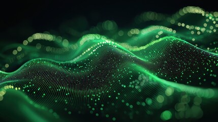 Digital Binary Code Flow