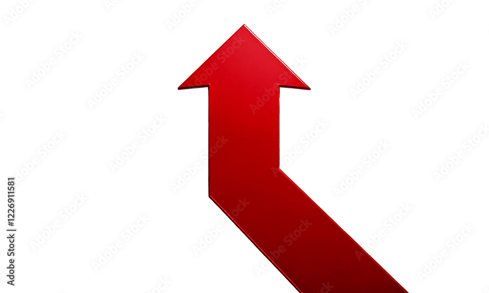 red arrow PNG format, isolated graphic, transparent white background ...