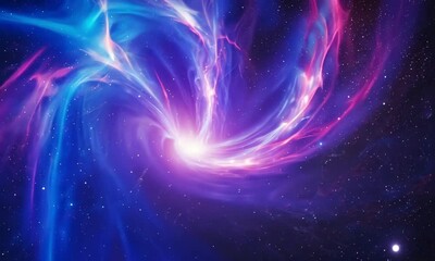 Wall Mural - glowing star nebula space background