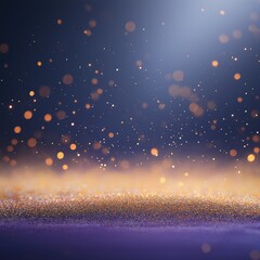 Wall Mural - a blurry image of a purple background with gold glitter