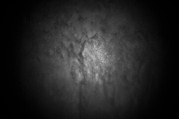 Aufkleber - Old wall texture cement dark black gray background abstract grey color design are light with white gradient background.
