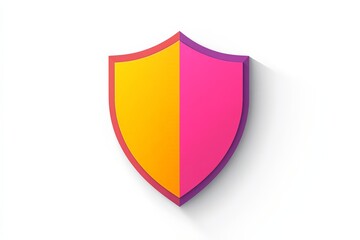 Poster - Colorful shield design with gradient effects showcasing modern graphic style