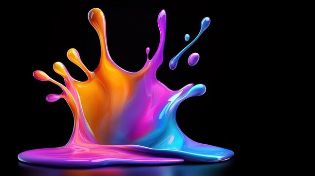 Vibrant Paint Splash