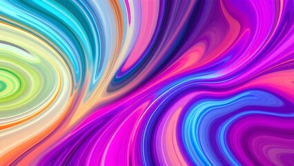 Poster - An abstract swirl of vibrant colors creates a dynamic and mesmerizing background, perfect for adding a splash of energy to any project