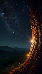 Wall Mural - sky with stars