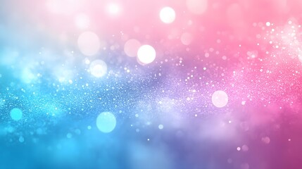 Poster - Soft gradient light pattern, vibrant pink and blue hues creating a dreamy background, ideal for artistic and creative projects.