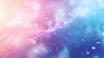 Poster - Abstract soft pastel gradient, dreamy pastel hues blended harmoniously, ideal for backgrounds or creative projects.