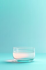 Poster - conceptual render of synthetic bacteria glowing in petri dish emphasizing power of bioengineering in medical applications