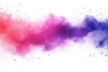 Poster - Abstract colorful smoke effect blending shades of pink, purple, and blue fills the frame in a vibrant display of creativity