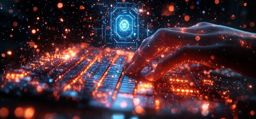 Poster - With the support of futuristic technology advancements, AI drives data processing, intelligent decision-making, innovation in product development, automation, and a competitive edge for businesses