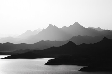Wall Mural - Mountain Range Landscape