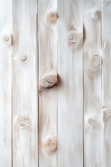 Wall Mural - A close-up view highlights the unique textures and grains of rustic wooden boards in light tones. This arrangement serves as an excellent backdrop for interior design ideas