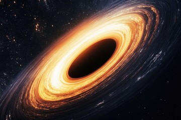 Wall Mural - Galaxy with Black Hole