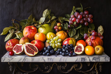 Wall Mural - Still life with fruit and vegetables