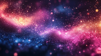 Poster - Soft gradient pastel hues with an abstract blurred effect for a dreamy backdrop