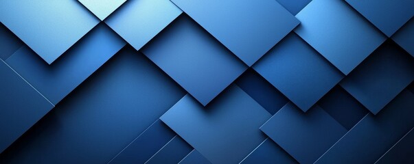 Poster - Dark blue background featuring abstract graphic elements